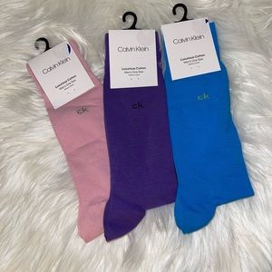 All three Calvin Klein socks